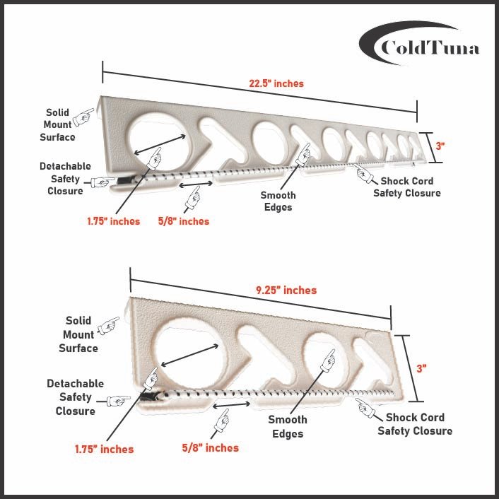Fishing Rod Rack Size Chart