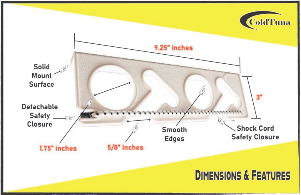 4 Rod Fishing Rod Rack