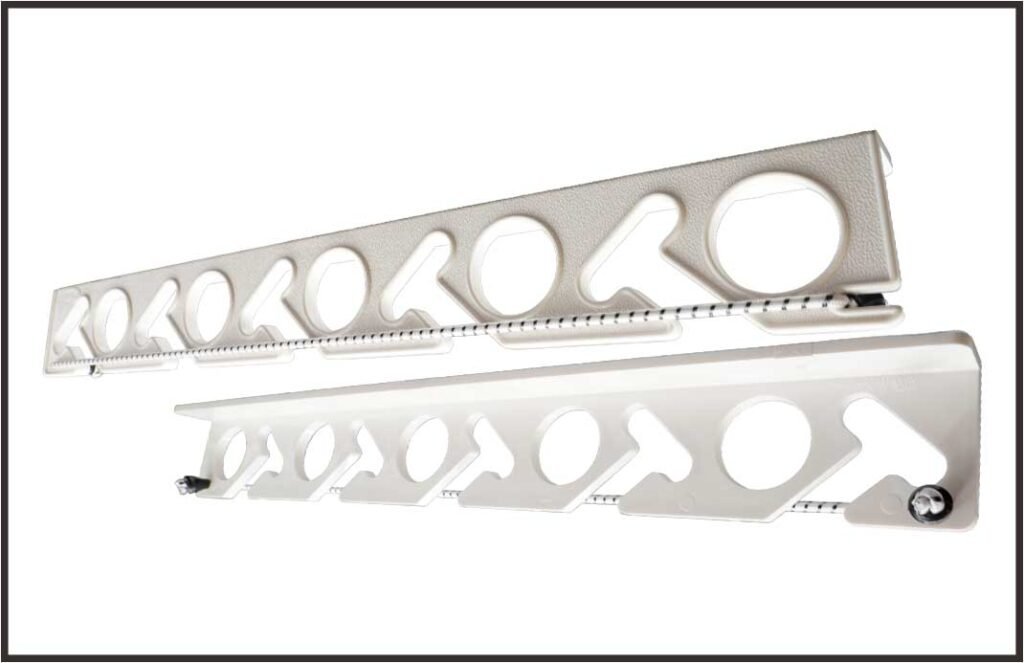 10 rod fishing pole rack